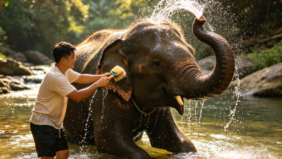 Campamento de Protección de Elefantes Lanna en Chiang Mai - Lanna Elephant Care