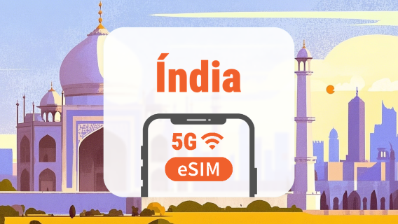 Índia 5G eSIM | Todos os AI & TikTok | 1–30 Dias | Código QR