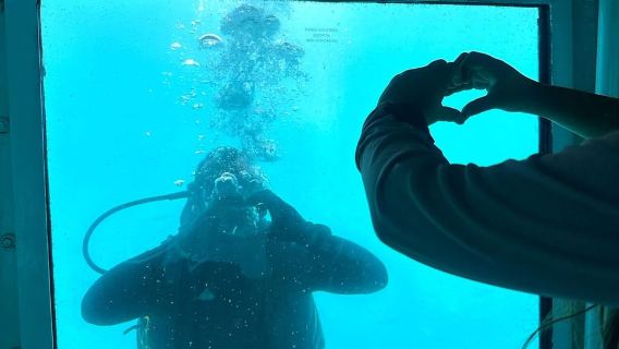Kos: Glass-Bottom Boat Cruise with Mermaid Show