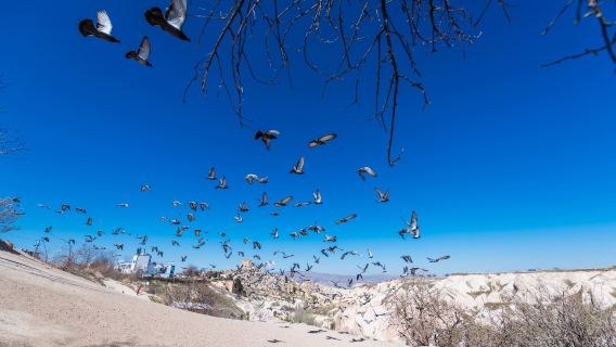 Turki Cappadocia + Lembah Mawar + Gereja Gelap + Belon Udara Panas Matahari Terbenam + Pemandu Pelancong Berbahasa Cina