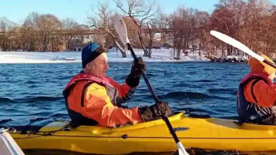 Stockholm: Tur Kayak Musim Dingin
