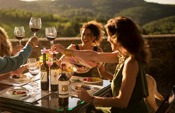 錫耶納：托斯卡納葡萄園品酒及意式烤麵包體驗小童