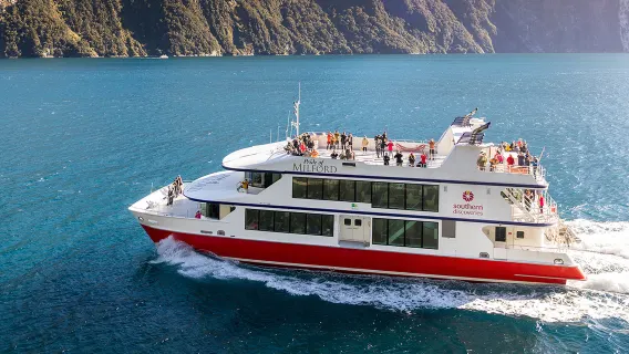 New Zealand Queenstown Milford Sound 1-day tour | Panoramic bus + cruise + hotel transfer