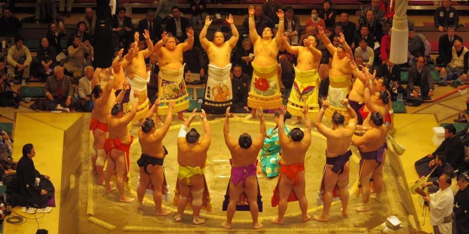 Tokyo: Sumo Tournament Tour with Chair Seat Tickets