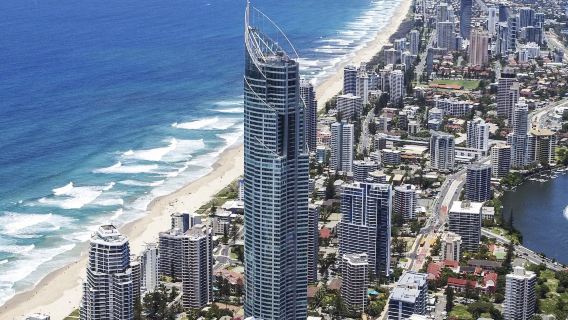 黃金海岸Q1觀光塔+水陸船半日遊【中文司導+市區多站點接駁】