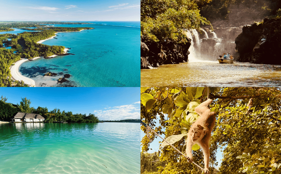 Île Maurice : Excursion en hors-bord à l'Île aux Cerfs avec déjeuner et boissons