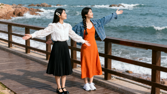 青島八大關旅拍【跟拍攝影親子照情侶閨蜜兒童跟拍家庭旅拍】