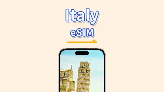 Italy eSIM | 5G/4G | Daily/Total Data Package | 1-30 days | 24-Hour Billing | QR code