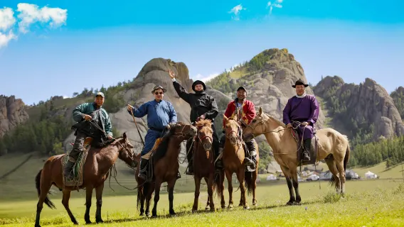 Gorkhi Terelj National Park 1-day tour (nomad family visit and horseback riding experience)