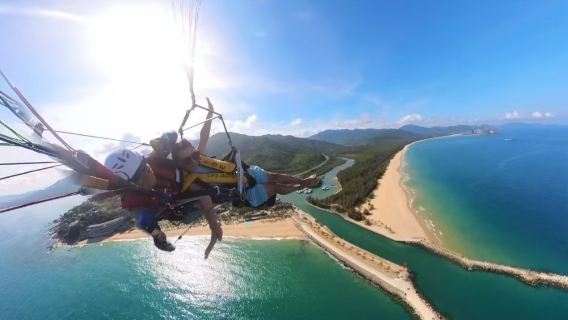 萬寧神州半島滑翔傘基地+神州半島滑翔傘飛行體驗【贈送攝影+海景刺激飛行+親子飛行】