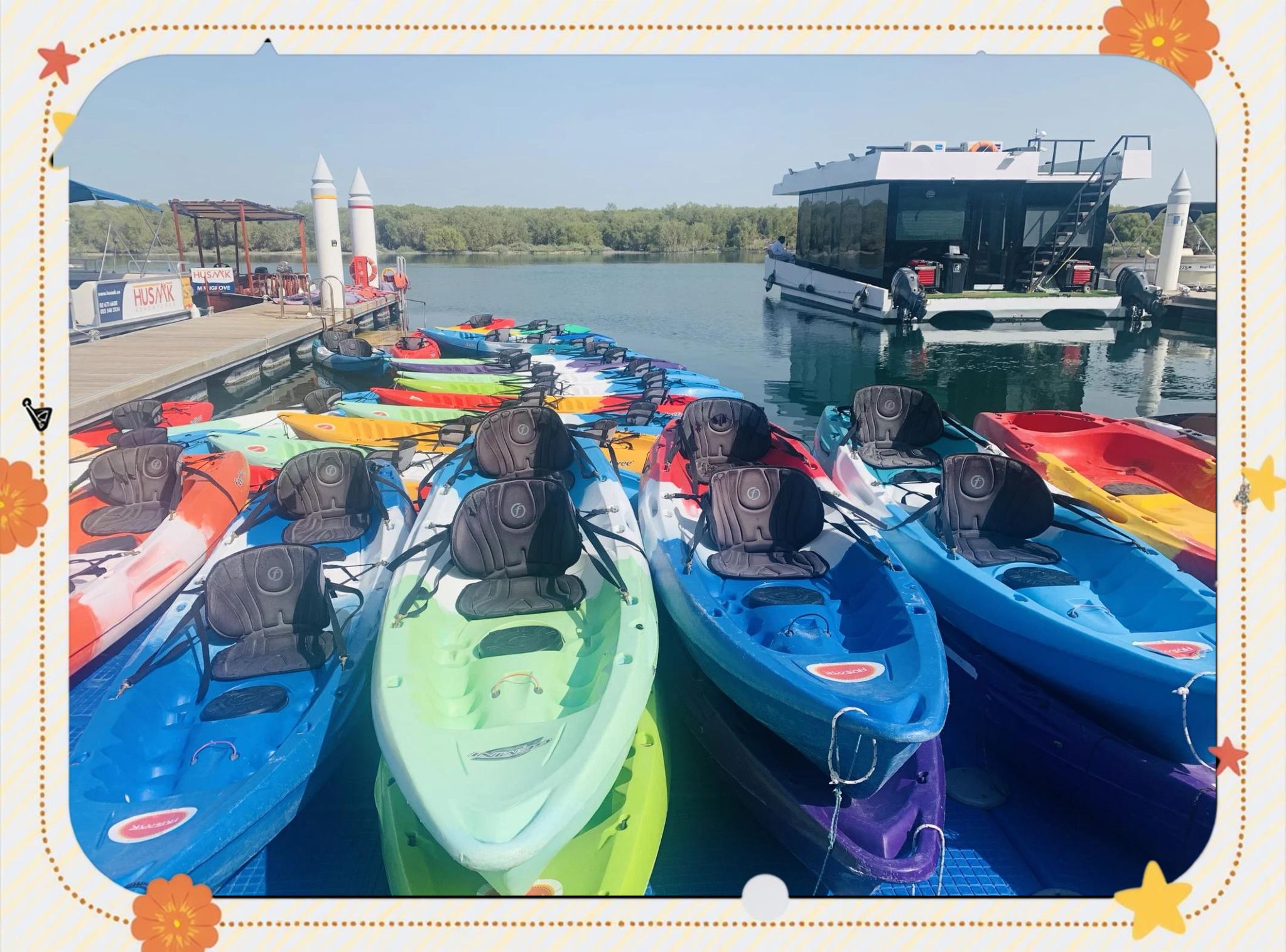 [Excursión de un día a Abu Dabi] Experiencia en excursiones en kayak por los manglares + Parque Jubail + Playa de Saadiyat