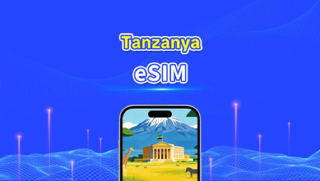 Tanzanya eSIM | 4G | Yüksek Hızlı İnternet | 24 Saat | 1-30 Gün Arası Seçenekler | QR Kodu