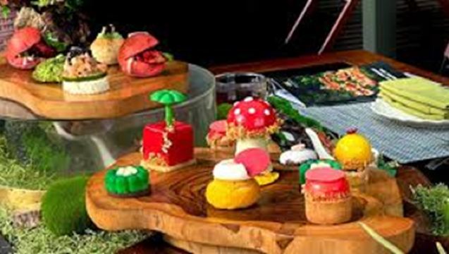 Tropical Forest Afternoon Tea at Padma Legian Resort