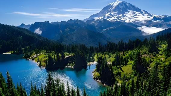 美國西雅圖周邊包車：雷尼爾山國家公園一日|行程可調/可訂製&