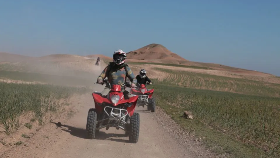 Desde Marrakech, excursión de 2 horas en quad por el desierto + 1 hora de paseo en camello