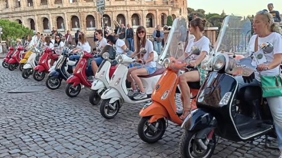 Rome: Ride as a Passenger on a City Vespa Trip
