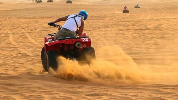 Biskra: Quad Bike and Camel Ride Desert Tour