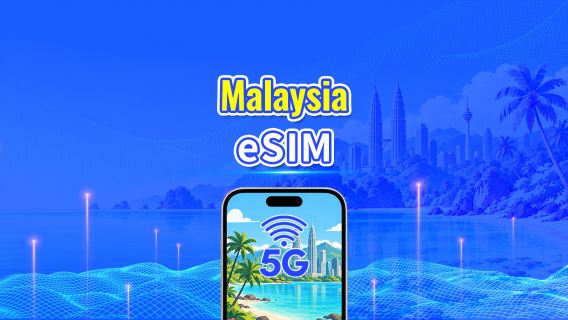 Malaysia 5G eSIM | 3 mạng | Gói dữ liệu ngày/tổng | 1–30 ngày | Tính phí 24 giờ | Mã QR