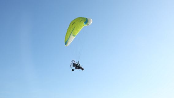 陵水清水灣旅遊區動力傘飛行體驗【專業教練帶飛+贈送高清視訊攝像】