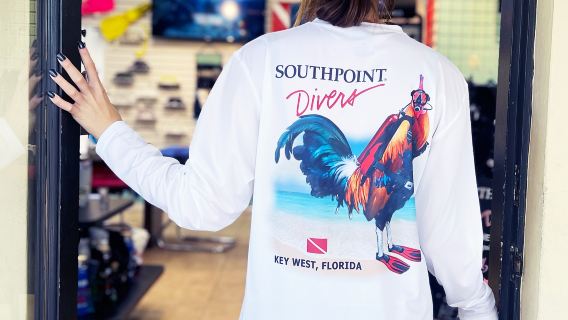 Sun-shirt Diving Rooster Southpoint Divers Key West Long Sleeve SPF 40