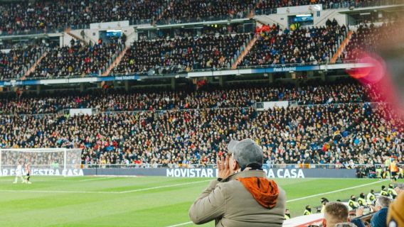 Real Madrid football matchday experience with local