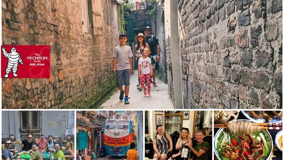 Hanoi Michelin Star Walking Food Tour & Train Street