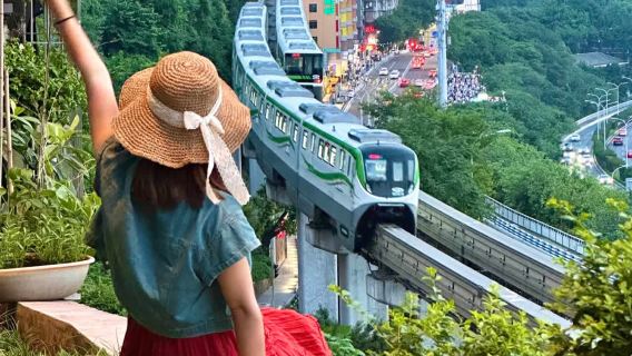 2-8人小團｜重慶一日遊｜長江索道+李子壩+二廠文創公園+磁器口