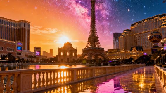 однодневный тур в Макао: Парижан, Руины Собора Святого Павла, Венецианец, Алмаз Галактики + групповая экскурсия с SIM-картой