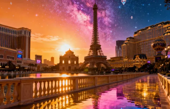 澳門一日遊巴黎人+大三巴+威尼斯人+銀河鑽石+流量卡旅行團