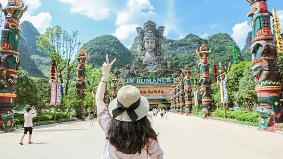 桂林千古情景區+表演+市區飯店接駁