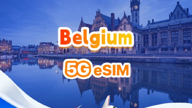 Belgium 5G eSIM | DayPass/Total | 500MB/day - 30GB total | 1-30 days | 24-hour format | QR code