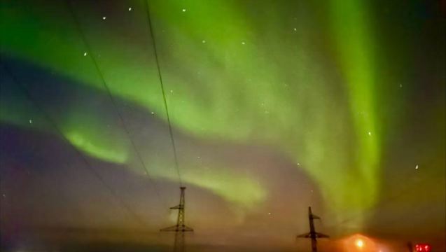 Россия · Мурманск · Охота за северным сиянием