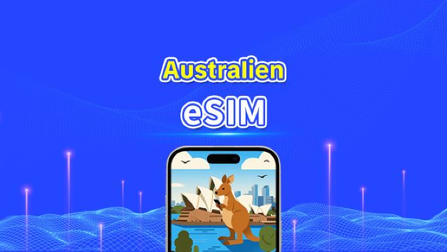 Australien eSIM | 4G/5G | Höghastighetsnätverk | Daglig/total datatrafikpaket | 24-timmars fakturering | 1-30 dagar | QR-kod