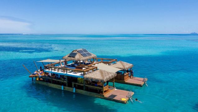 Fiji Cloud 9 floating platform tour