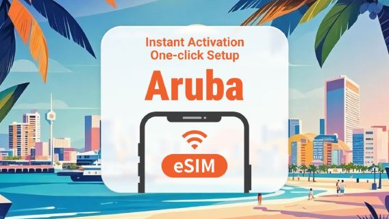 Aruba eSIM | Akses penuh ke AI & TikTok | 1–30 Hari | Kode QR Instan
