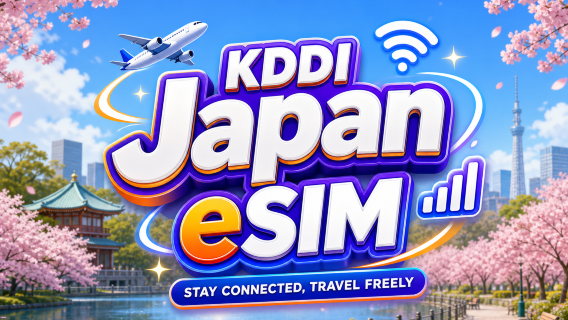 Japão | eSIM KDDI (au) | Compatível com Google Maps e TikTok | Pacote diário/de dados | Cobrança por dia natural | 3-30 dias | Código QR