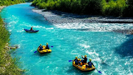 Lawatan Setengah Hari Pengembaraan Rafting Keluarga di Sungai Kiulu Kota Kinabalu Sabah [Boleh Dipadankan dengan Kunang-Kunang Hutan Bakau Kawa]