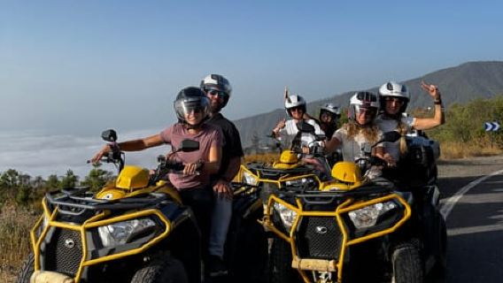 Puerto de la Cruz: Quad Bike Tour to Teide with Photos Included & Local Snack