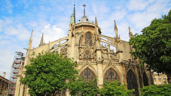 巴黎聖母院+羅浮宮+艾菲爾鐵塔+塞納河遊船+凱旋門-地陪徒步