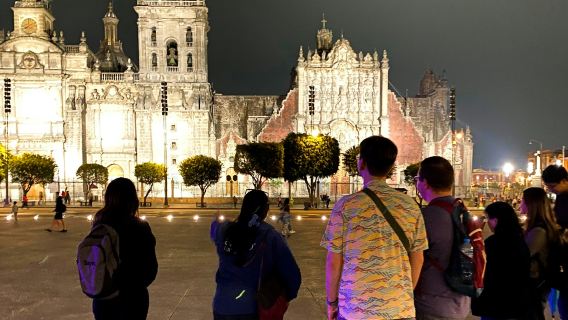 Mexico City: Night Tour with Optional Access to the Latin American Tower