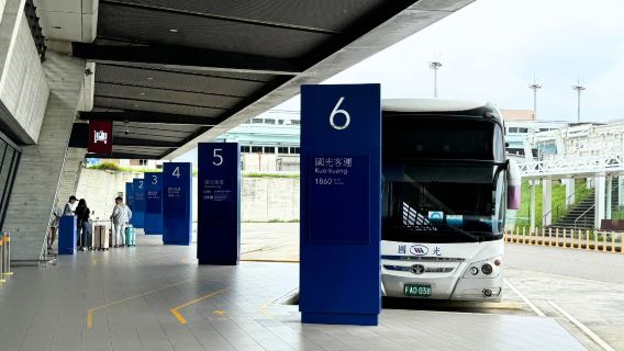 Billet de bus Aller-retour entre l'aéroport de Taoyuan à Taiwan et la gare de Taipei - Guoguang Bus 1819