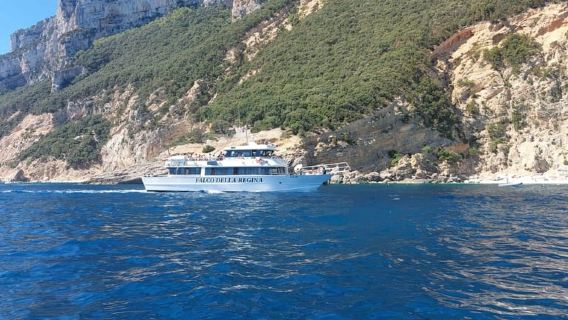 Da Arbatax: Tour guidato di un giorno in barca lungo la costa di Baunei