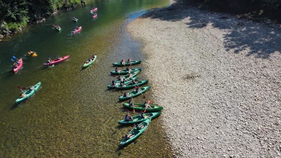 Arriondas: Descenso del Sella en Canoa