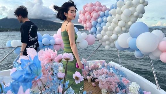 【惠州遊艇生日求婚】惠州82英尺超大空間豪華遊艇包船出海+生日求婚佈置+遊艇海釣泳池滑梯暢玩