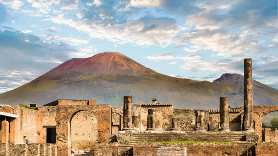 Rome Day Tour to Pompeii and Mount Vesuvius (Including Admission Ticket + Lunch)