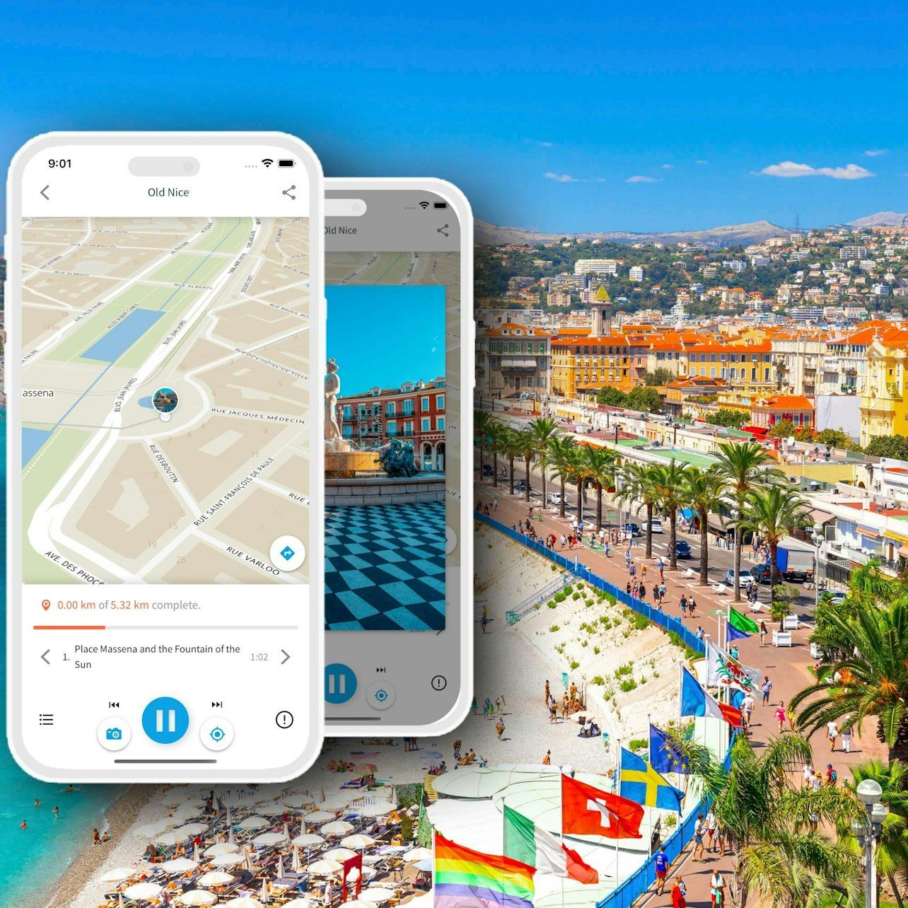 Nice: Audio Guide App by TouringBee