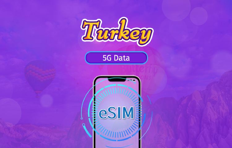Turkey | 5G/4G eSIM | Day Pass/Total Package | Natural Day Billing | 1-30 days | QR code