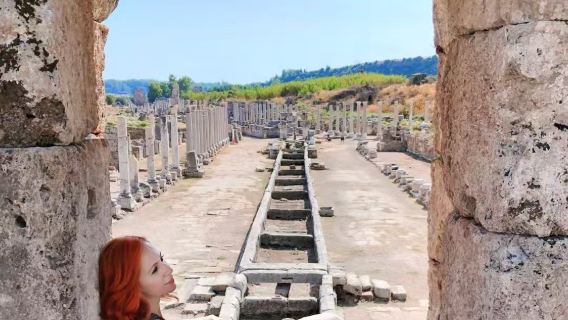 Antalya + Perge Ancient City + Archaeological Museum + Damlataş Cave private charter day tour in Türkiye