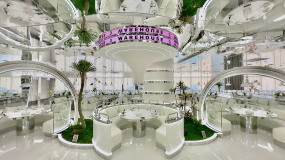 Lagerhaus Nr. 3 (INS-trendiges Shanghaier Internet-Berühmtheitsrestaurant)