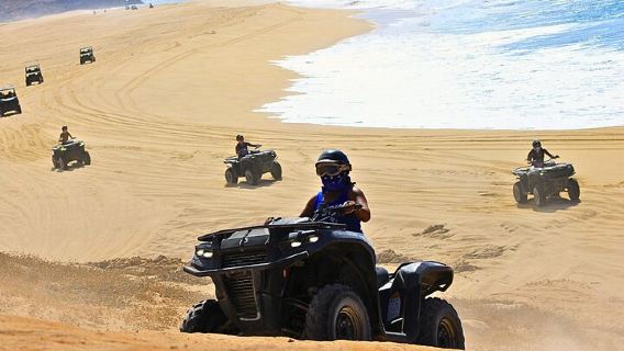 ทัวร์ขับรถ ATV ชมชายหาดและทะเลทรายกาโบมิกรีโน พร้อมชิมเตกีลา